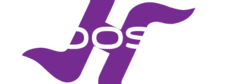 Slanted H logo on black 2
